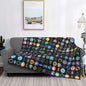 3d Printed Blanket Soft Cozy Warm BTC Cryptocurrency Home Bedroom Sofa