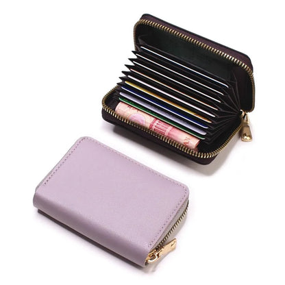 Business Card Holder Wallet Women/men Gray Bank/ID/Credit Card Holder