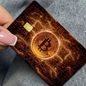 Bitcoin Cartoon Fashion Matte Gold Silver Black Matte Film Skin