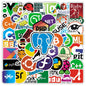 50pcs Cool Internet Programming Stickers Java php Docker Geek Html