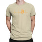 Men's Bitcoin Heartbeat Graphic T Shirts Cryptocurrency Pure  Tops