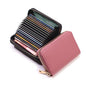 Business Card Holder Wallet Women/men Gray Bank/ID/Credit Card Holder