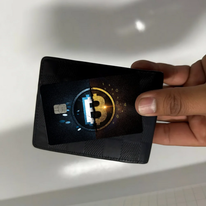 Bitcoin 100% Hot Sale Amine Credit Debit Bank Card Bus Card Film Skin
