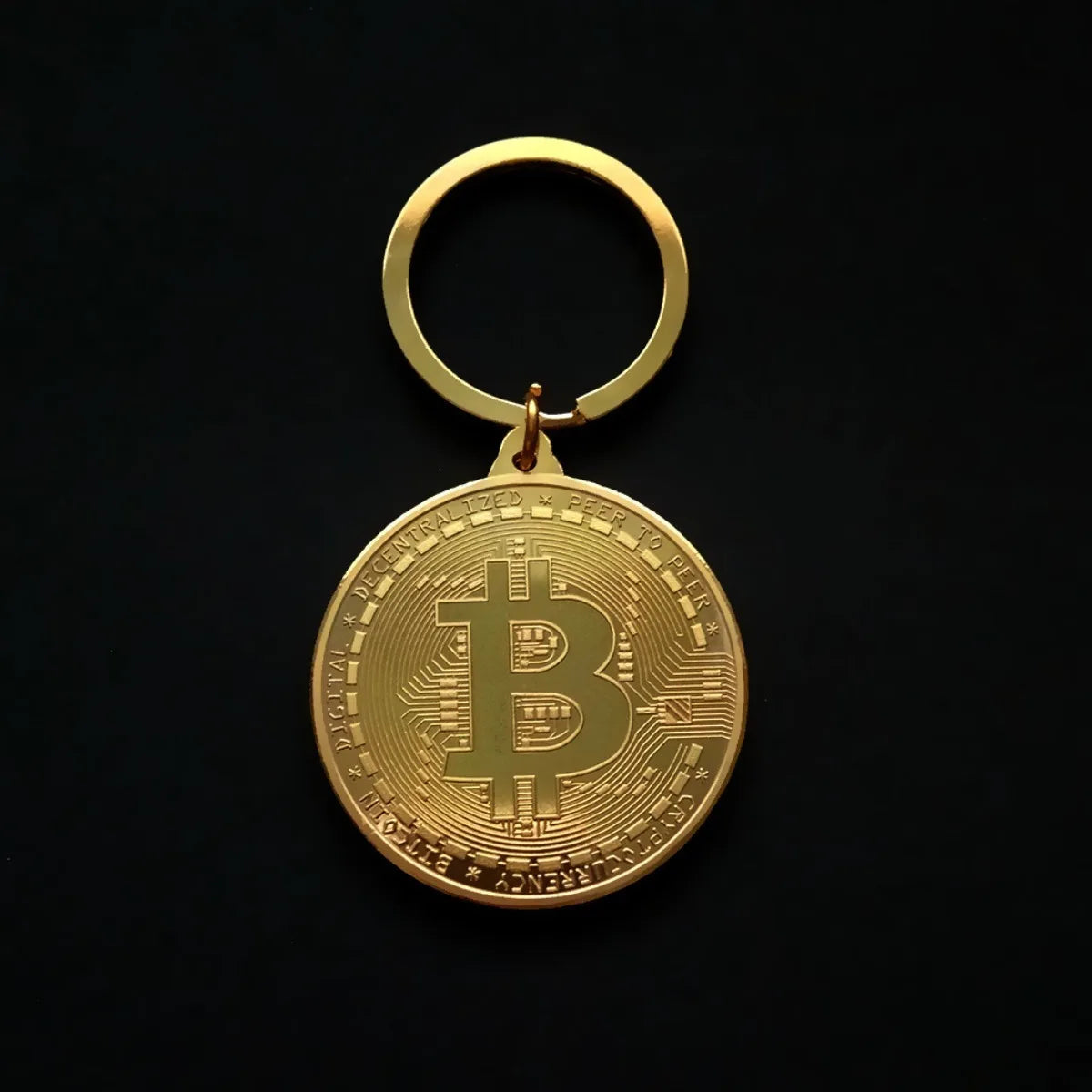 Newest Bitcoin Keychain Currency B Accessories Fashionable Cool