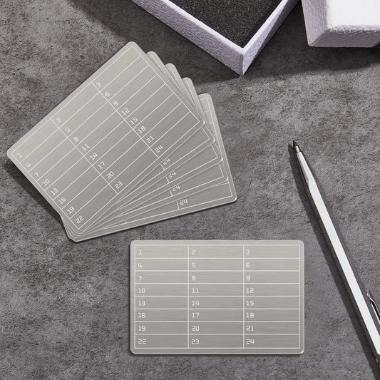An aluminum alloy cryptocurrency codebook and a metal marker pen