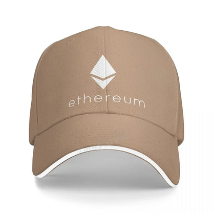 Ethereum Cryptocurrency Baseball Caps Women Men Adjustable Fashion