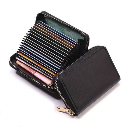 Business Card Holder Wallet Women/men Gray Bank/ID/Credit Card Holder