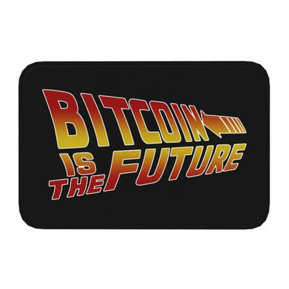 Custom Ripple XRP Front Door Mat Anti-Slip Indoor Absorbent Bitcoin
