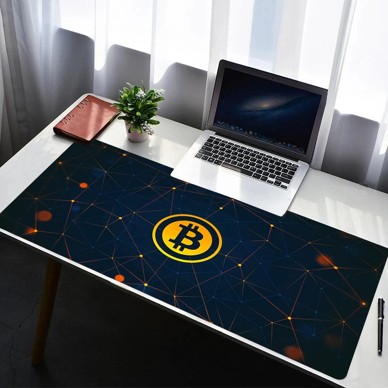 Mouse Pad Gaming Carpet Anime Keyboard Pads Rug PC Mousepad B-Bitcoin