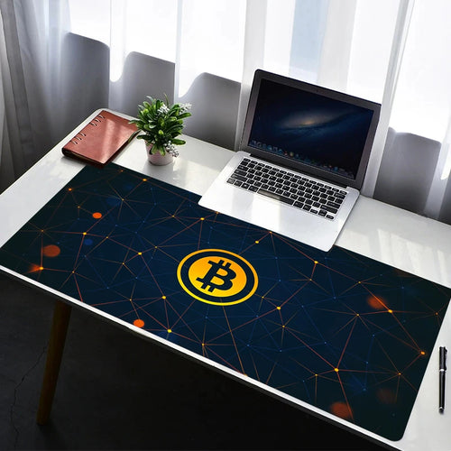 Mouse Pad Gaming Carpet Anime Keyboard Pads Rug PC Mousepad B-Bitcoin