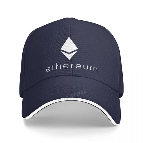 Ethereum Cryptocurrency Baseball Caps Women Men Adjustable Fashion
