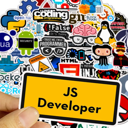 50pcs Programming Home Decorative Graffiti Stickers Geek Python