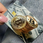 Bitcoin Cartoon Fashion Matte Gold Silver Black Matte Film Skin