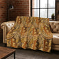 3D HD Bitcoin Money Pattern Flannel Blanket Soft Warm Blanket for Home