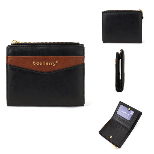 Men Vintage Coin Wallets Designer Luxury Short Small Purse Fashion
