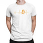 Men's Bitcoin Heartbeat Graphic T Shirts Cryptocurrency Pure  Tops