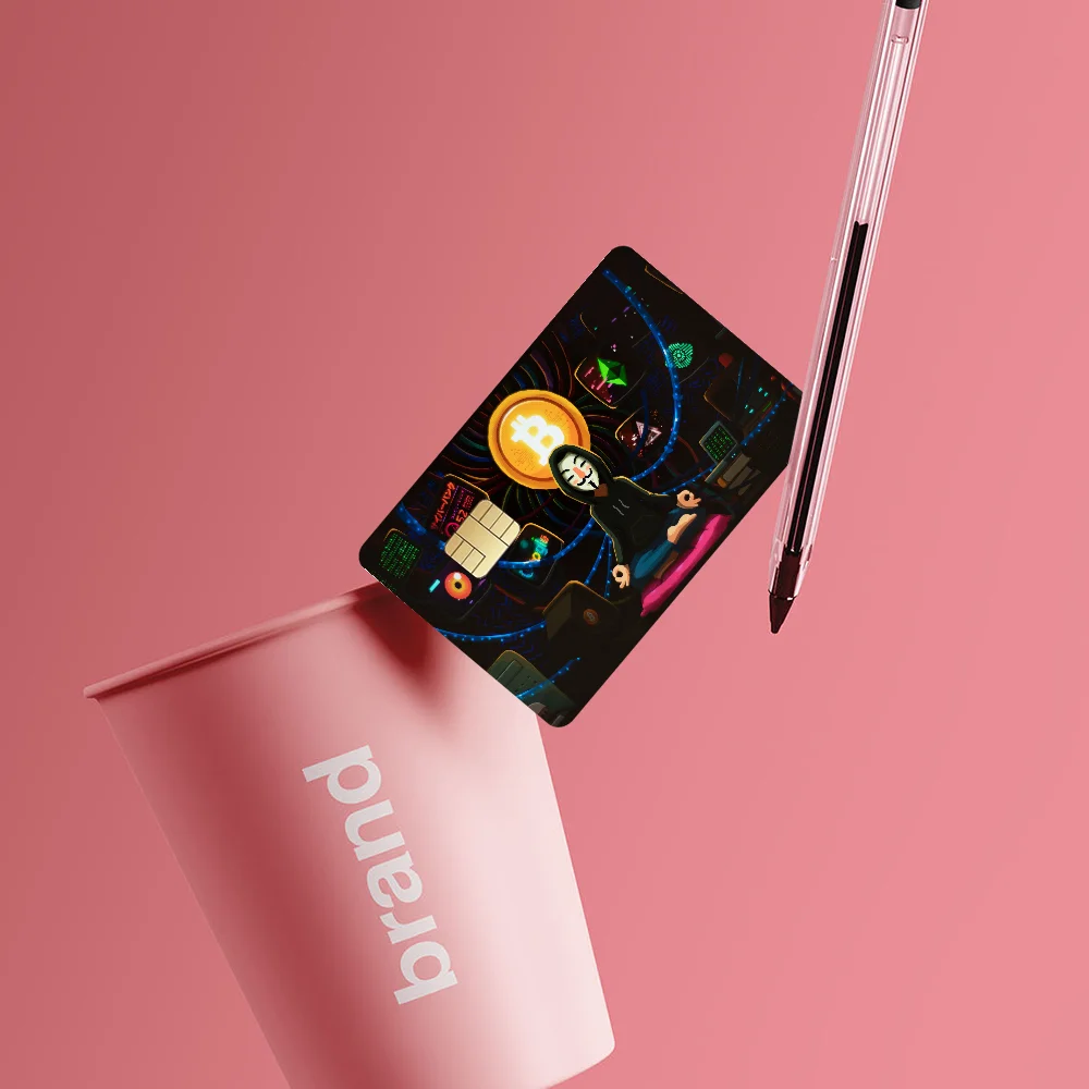Bitcoin 100% Hot Sale Amine Credit Debit Bank Card Bus Card Film Skin