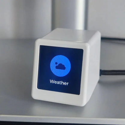 Bitcoin Price Display Ticker with Smart Weather Clock, Support