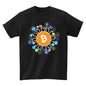 2025 Musk Currency Evolution with Bitcoin BTC Printed Short Sleeve