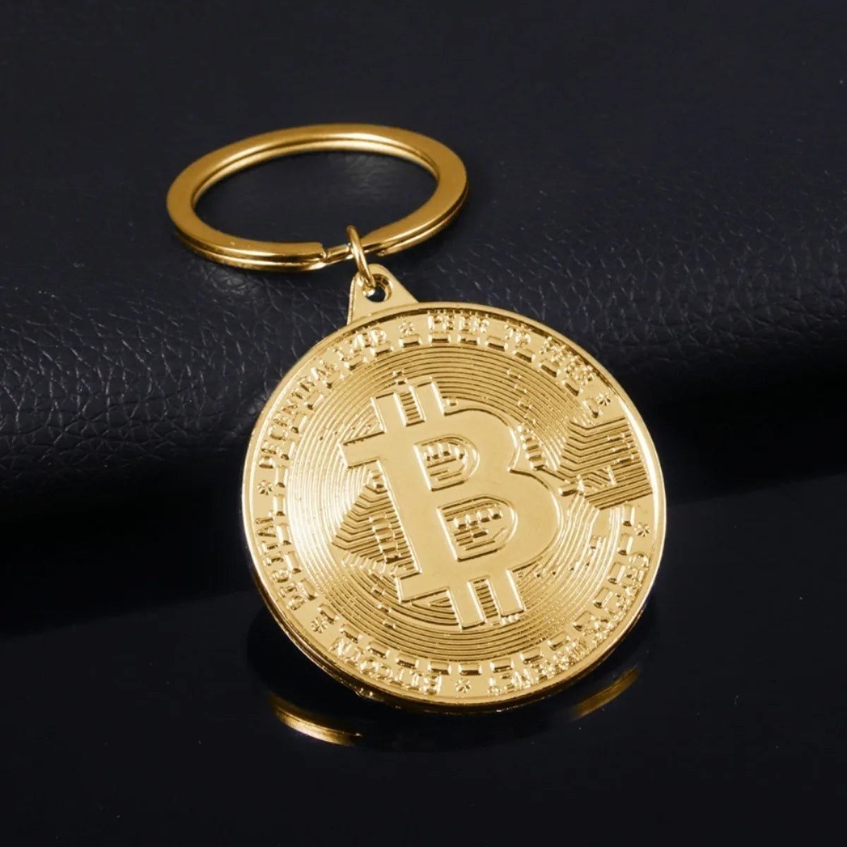 Newest Bitcoin Keychain Currency B Accessories Fashionable Cool