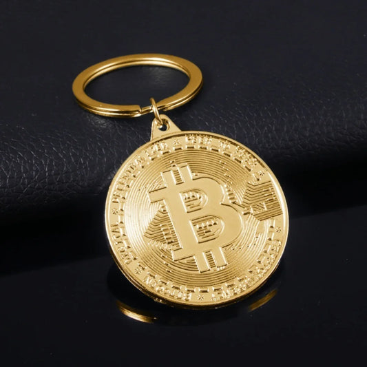 Newest Bitcoin Keychain Currency B Accessories Fashionable Cool