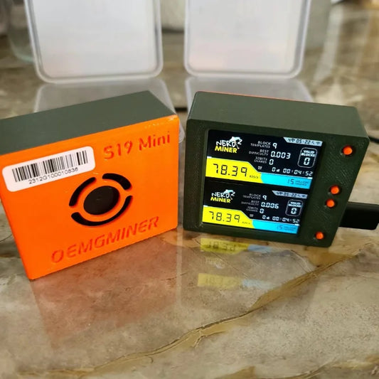 NerdMiner V2 PLUS   v1.6.3 156k/s  Bitcoin Solo Lottery Miner LilygoT
