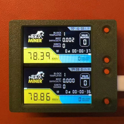 NerdMiner V2 PLUS   v1.6.3 156k/s  Bitcoin Solo Lottery Miner LilygoT