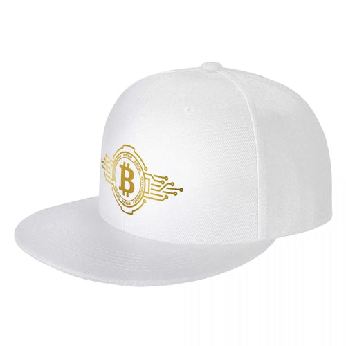 Bitcoin Crypto Currency Traders Gold Coin Baseball Cap Panama Hat