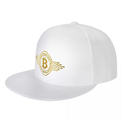 Bitcoin Crypto Currency Traders Gold Coin Baseball Cap Panama Hat