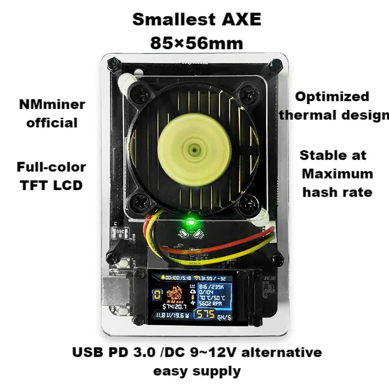 NMAxe Bitaxe NMMiner Official Ultra BM1366 Asic Chip 500G~600Gh/s Full
