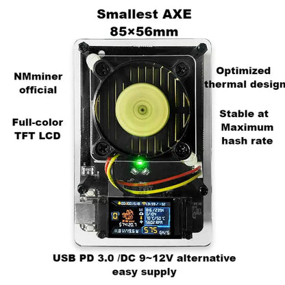 NMAxe Bitaxe NMMiner Official Ultra BM1366 Asic Chip 500G~600Gh/s Full