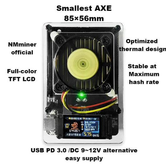 NMAxe Bitaxe NMMiner Official Ultra BM1366 Asic Chip 500G~600Gh/s Full