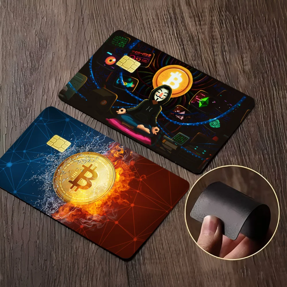 Bitcoin 100% Hot Sale Amine Credit Debit Bank Card Bus Card Film Skin