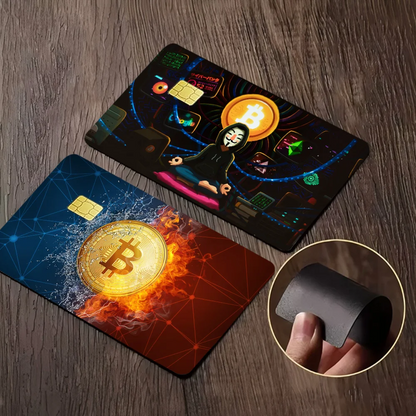 Bitcoin 100% Hot Sale Amine Credit Debit Bank Card Bus Card Film Skin