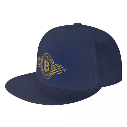 Bitcoin Crypto Currency Traders Gold Coin Baseball Cap Panama Hat