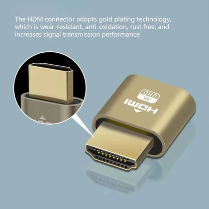 HDMI-compatible Dummy Plug Virtual Display Headless Ghost Display