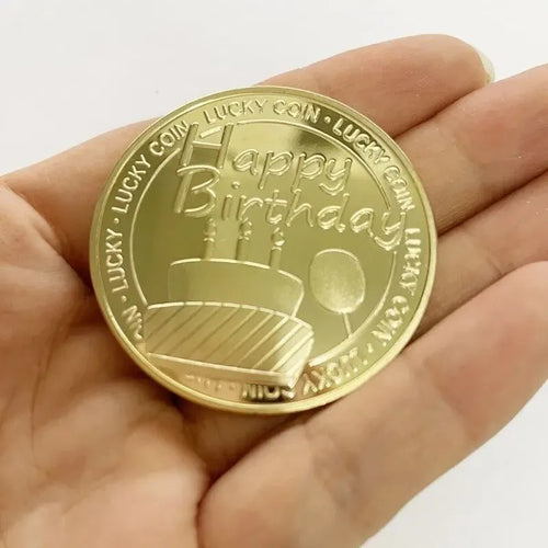 Gold Plated Bitcoin Coin Collectible Art Collection Gift Physical