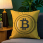 Bitcoin Cryptocurrency Btc Pillow Case Sofa Living Room Bedroom