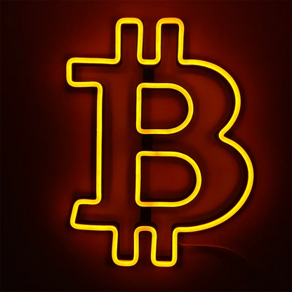 Bitcoin Neon Sign Bitcoin Trading Neon Sign Trading Wall Decor Crypto