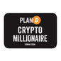 Custom Ripple XRP Front Door Mat Anti-Slip Indoor Absorbent Bitcoin