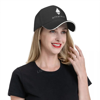 Ethereum Cryptocurrency Baseball Caps Women Men Adjustable Fashion