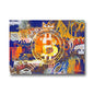 Bitcoin Canvas Art Paintings Graffiti Poster and Print
