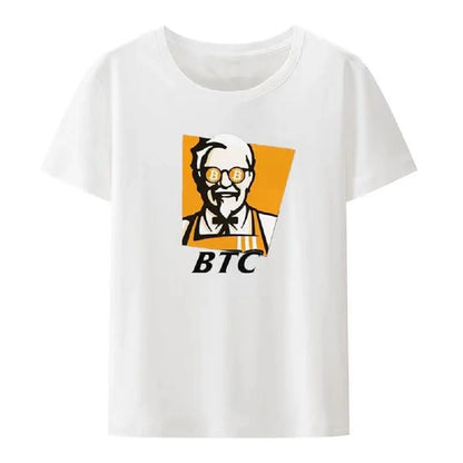 Funny Bitcoin Tshirt For Men Short Sleeve BTC Original Recipe