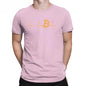 Men's Bitcoin Heartbeat Graphic T Shirts Cryptocurrency Pure  Tops