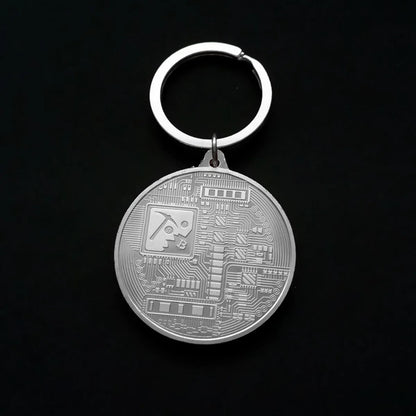 Newest Bitcoin Keychain Currency B Accessories Fashionable Cool