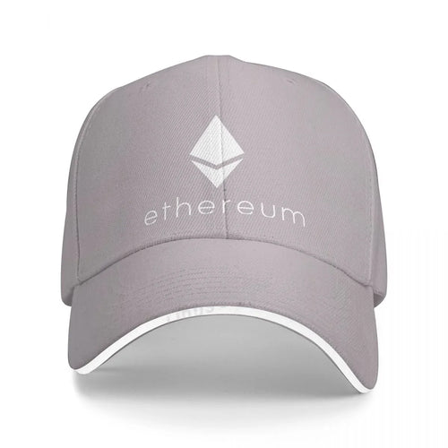 Ethereum Cryptocurrency Baseball Caps Women Men Adjustable Fashion