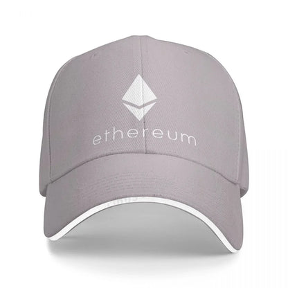 Ethereum Cryptocurrency Baseball Caps Women Men Adjustable Fashion