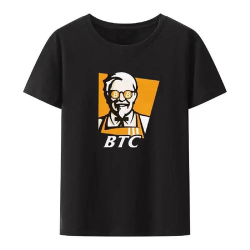 Funny Bitcoin Tshirt For Men Short Sleeve BTC Original Recipe