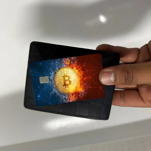 Bitcoin 100% Hot Sale Amine Credit Debit Bank Card Bus Card Film Skin
