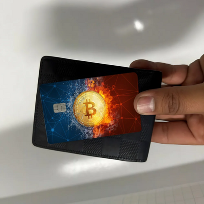 Bitcoin 100% Hot Sale Amine Credit Debit Bank Card Bus Card Film Skin